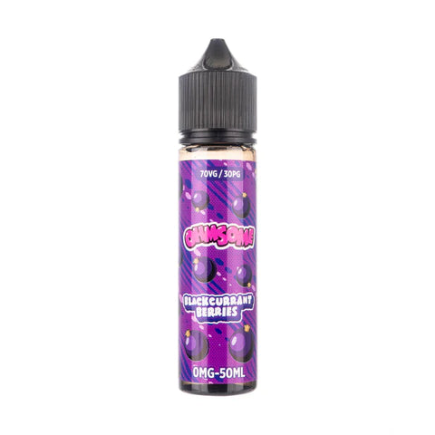 Blackcurrant Berries Shortfill E-Liquid by Ohmsome Brand: Ohmsome