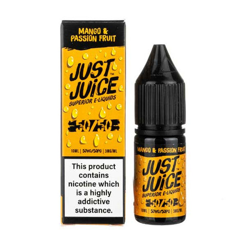 Mango & Passion Fruit 50/50 E-Liquid by Just Juice Brand: Just Juice