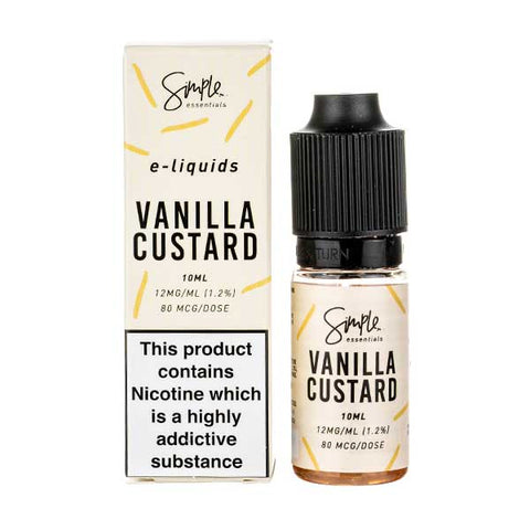 Vanilla Custard E-Liquid by Simple Essentials Brand: Simple Essentials
